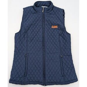Women's Navy Quilted Vest